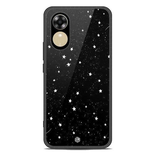 Space Series Soft Phone Case - Premium Glass Case - Design 4 - Oppo A17k