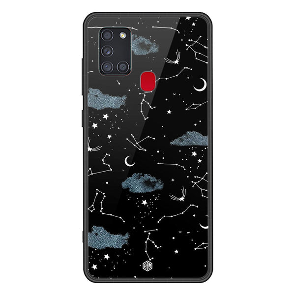 Space Series Soft Phone Case - Premium Glass Case - Design 5 - Samsung Galaxy A21s