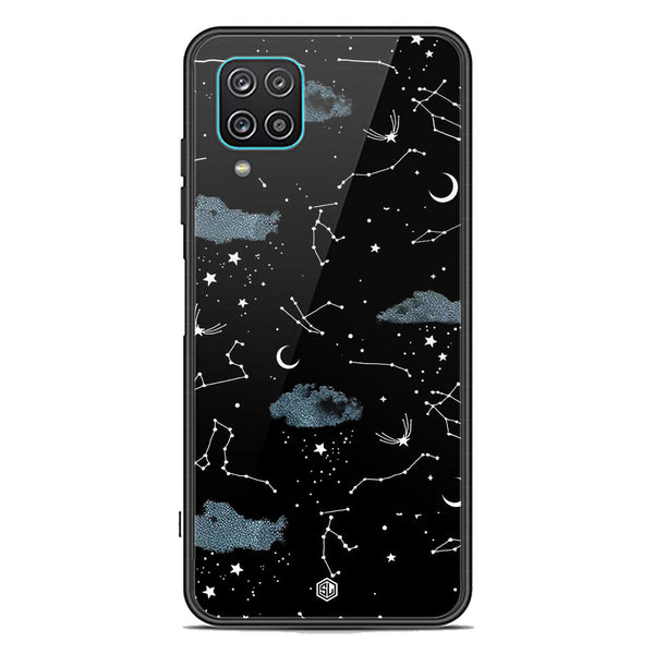 Space Series Soft Phone Case - Premium Glass Case - Design 5 - Samsung Galaxy A12