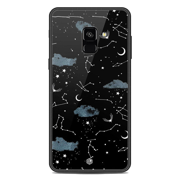Space Series Soft Phone Case - Premium Glass Case - Design 5 - Samsung Galaxy A8 2018