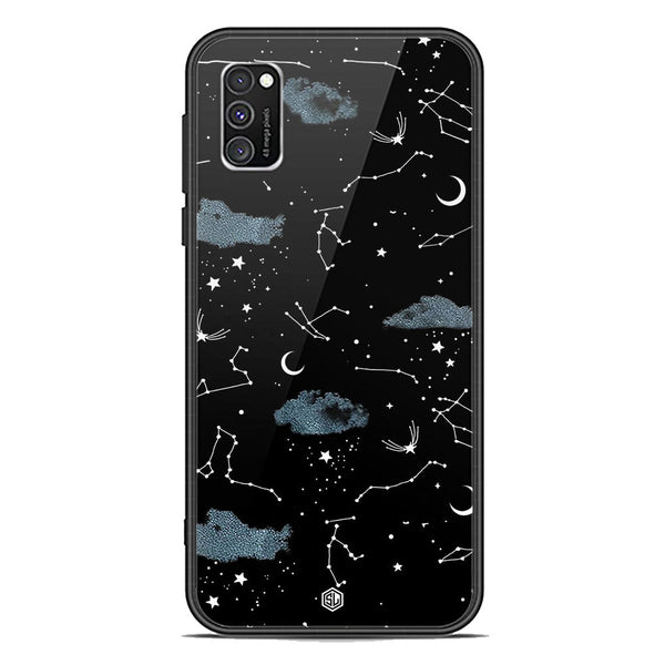 Space Series Soft Phone Case - Premium Glass Case - Design 5 - Samsung Galaxy A02s