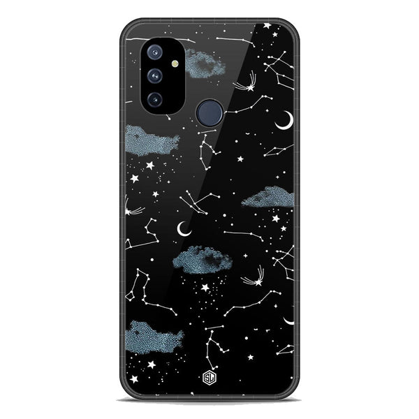 Space Series Soft Phone Case - Premium Glass Case - Design 5 - OnePlus Nord N100