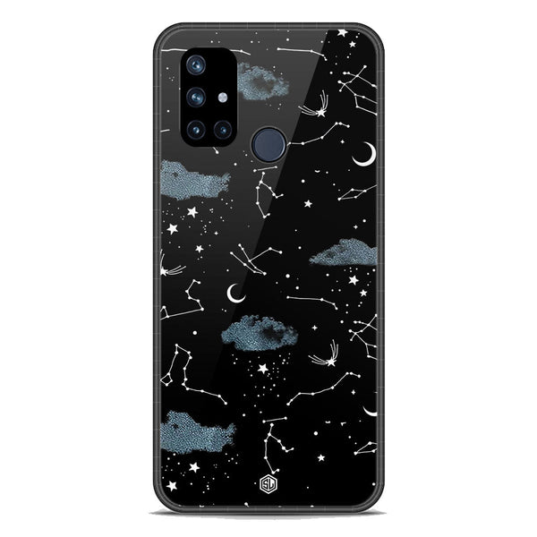 Space Series Soft Phone Case - Premium Glass Case - Design 5 - OnePlus Nord N10 5G