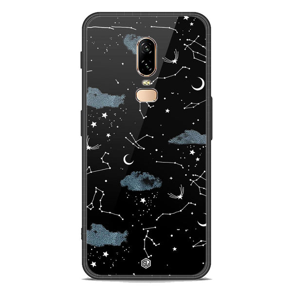 Space Series Soft Phone Case - Premium Glass Case - Design 5 - OnePlus 6