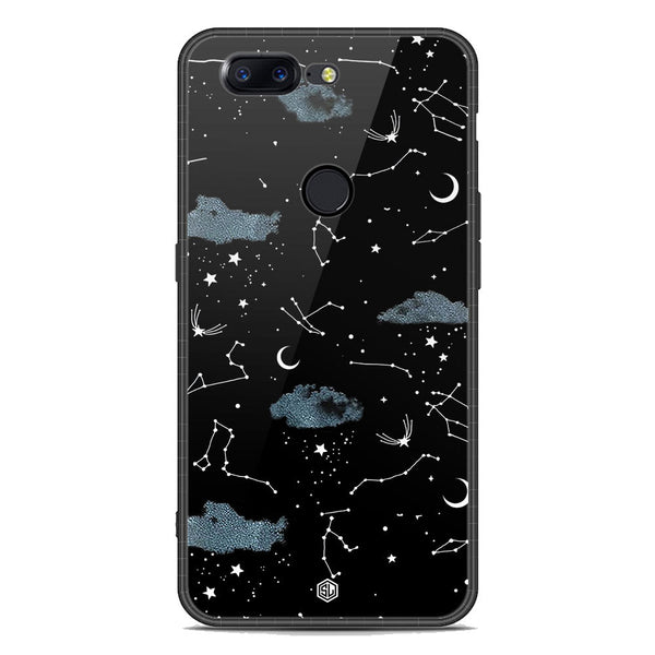 Space Series Soft Phone Case - Premium Glass Case - Design 5 - OnePlus 5T
