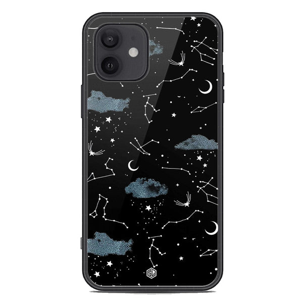 Space Series Soft Phone Case - Premium Glass Case - Design 5 - iPhone 12 Mini