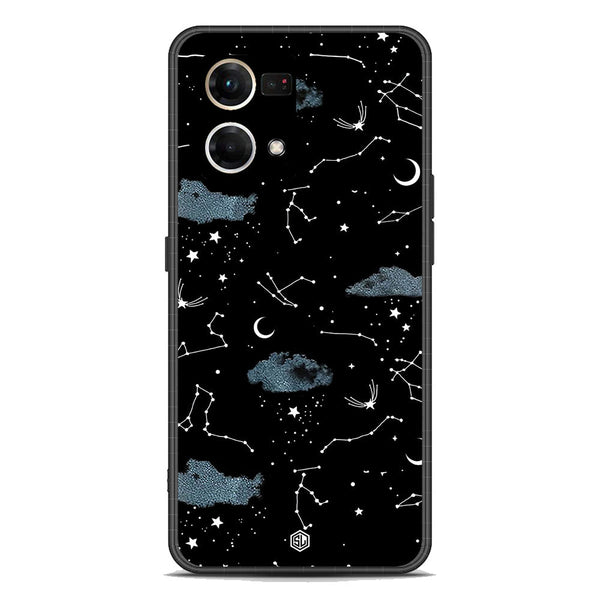 Space Series Soft Phone Case - Premium Glass Case - Design 5 - Oppo Reno 7 4G