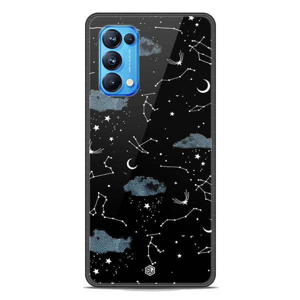 Space Series Soft Phone Case - Premium Glass Case - Design 5 - Oppo Reno 5 Pro 5G