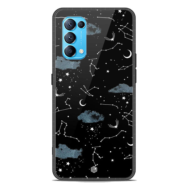 Space Series Soft Phone Case - Premium Glass Case - Design 5 - Oppo Reno 5 4G