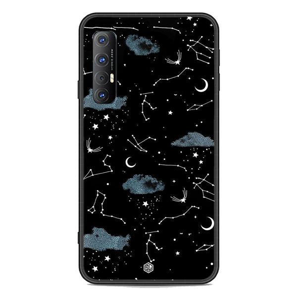 Space Series Soft Phone Case - Premium Glass Case - Design 5 - Oppo Reno 3 Pro