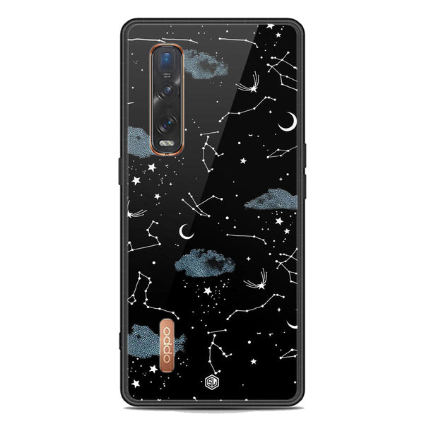 Space Series Soft Phone Case - Premium Glass Case - Design 5 - Oppo Find X2 Pro