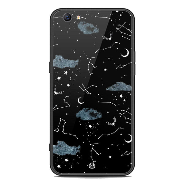 Space Series Soft Phone Case - Premium Glass Case - Design 5 - Oppo F3 Plus