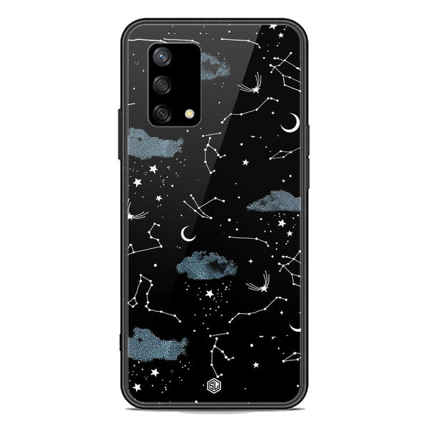 Space Series Soft Phone Case - Premium Glass Case - Design 5 - Oppo A95