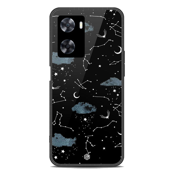Space Series Soft Phone Case - Premium Glass Case - Design 5 - Oppo A57e