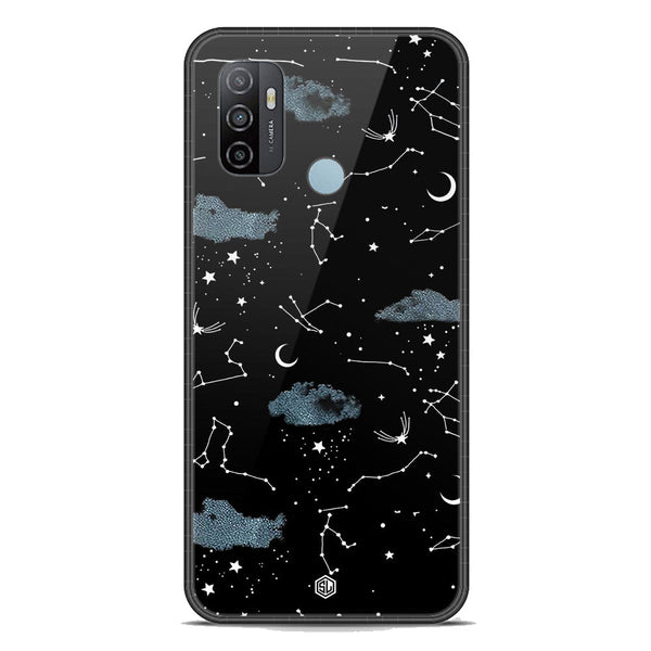 Space Series Soft Phone Case - Premium Glass Case - Design 5 - Oppo A53