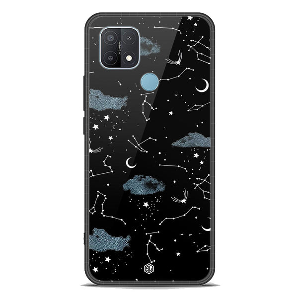 Space Series Soft Phone Case - Premium Glass Case - Design 5 - Oppo A35