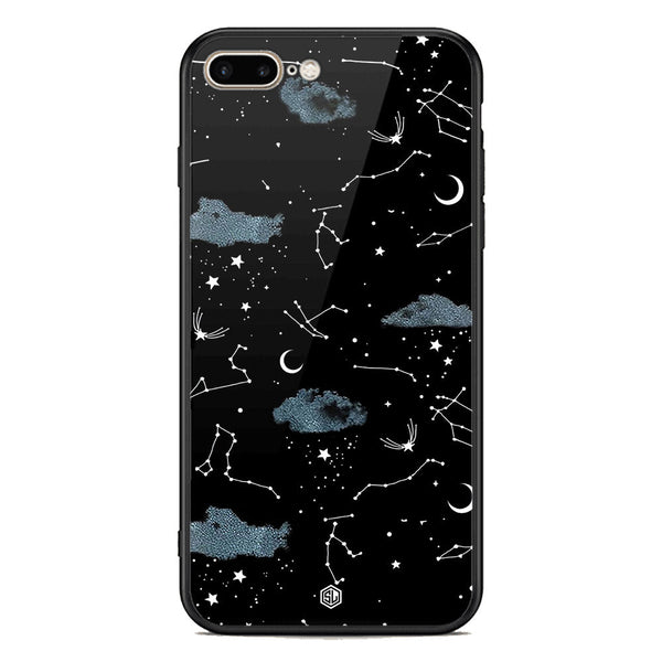 Space Series Soft Phone Case - Premium Glass Case - Design 5 - iPhone 8 Plus / 7 Plus
