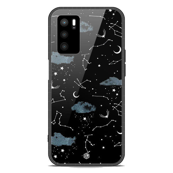 Space Series Soft Phone Case - Premium Glass Case - Design 5 - Oppo A16s