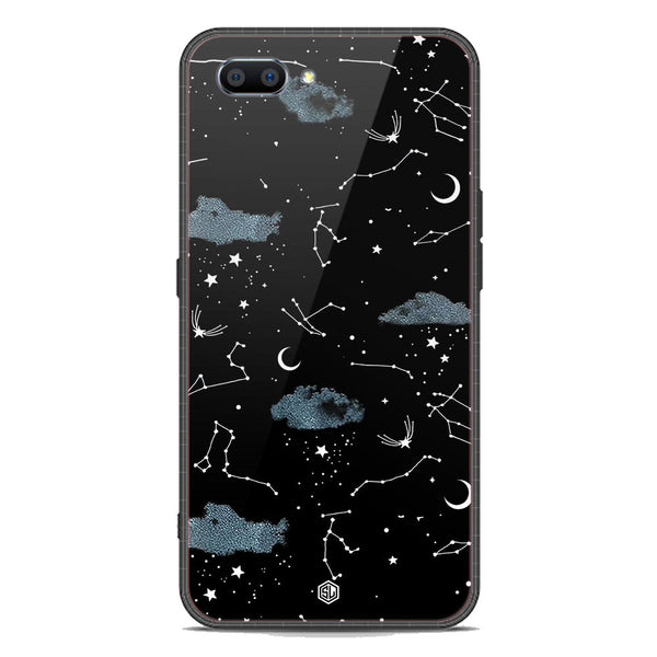 Space Series Soft Phone Case - Premium Glass Case - Design 5 - Oppo A12e