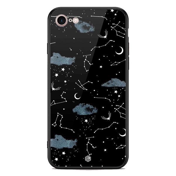 Space Series Soft Phone Case - Premium Glass Case - Design 5 - iPhone 8 / 7