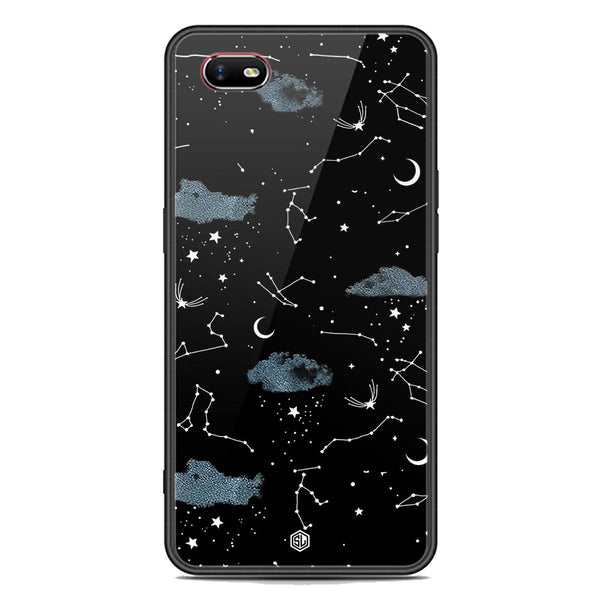 Space Series Soft Phone Case - Premium Glass Case - Design 5 - Oppo A1k