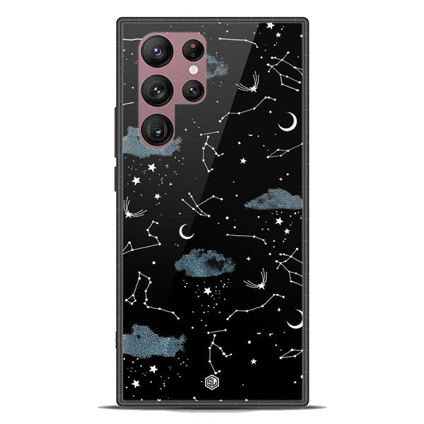 Space Series Soft Phone Case - Premium Glass Case - Design 5 - Samsung Galaxy S22 Ultra 5G