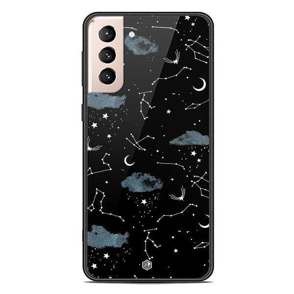 Space Series Soft Phone Case - Premium Glass Case - Design 5 - Samsung Galaxy S22 Plus 5G