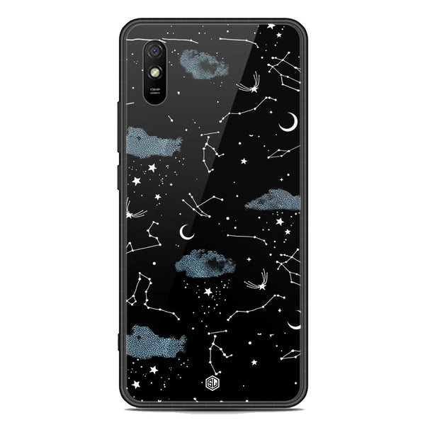 Space Series Soft Phone Case - Premium Glass Case - Design 5 - Xiaomi Redmi 9A