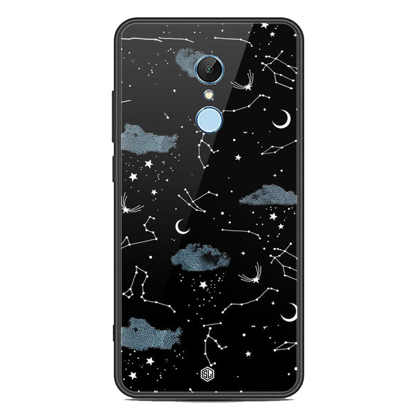 Space Series Soft Phone Case - Premium Glass Case - Design 5 - Xiaomi Redmi 5