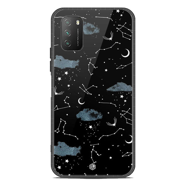 Space Series Soft Phone Case - Premium Glass Case - Design 5 - Xiaomi Poco M3