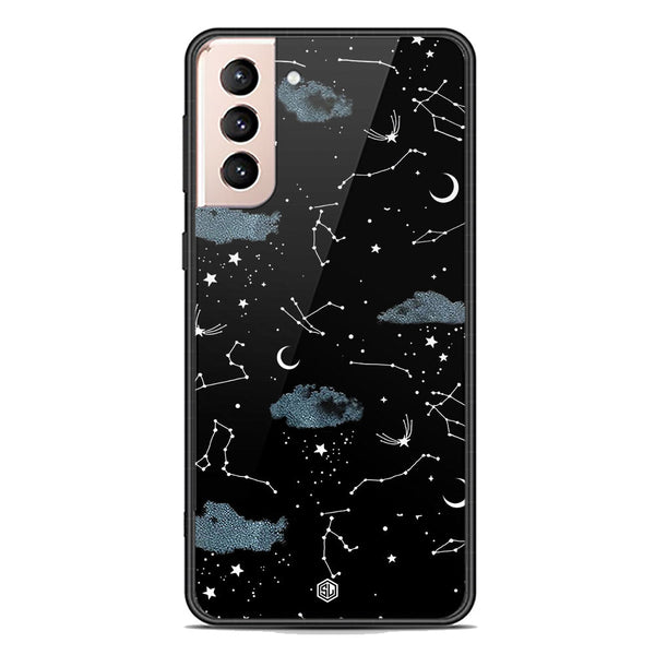 Space Series Soft Phone Case - Premium Glass Case - Design 5 - Samsung Galaxy S21 FE 5G