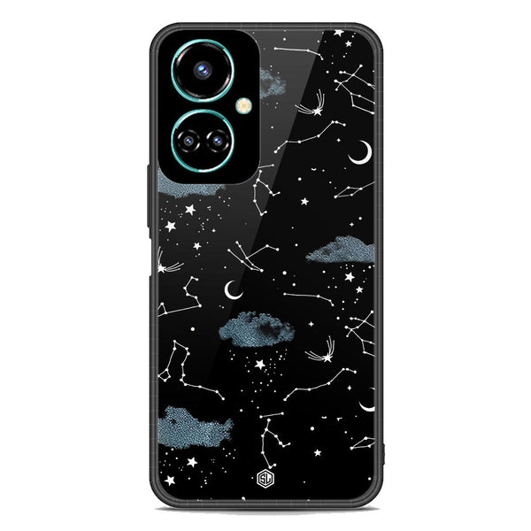 Space Series Soft Phone Case - Premium Glass Case - Design 5 - Tecno Camon 19