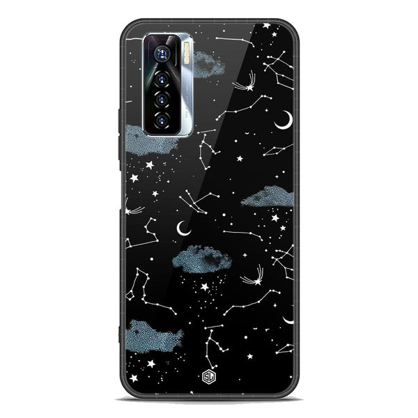 Space Series Soft Phone Case - Premium Glass Case - Design 5 - Tecno Camon 17 Pro