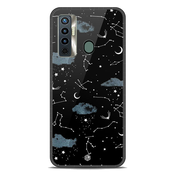 Space Series Soft Phone Case - Premium Glass Case - Design 5 - Tecno Camon 17