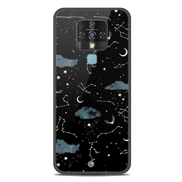 Space Series Soft Phone Case - Premium Glass Case - Design 5 - Tecno Camon 16