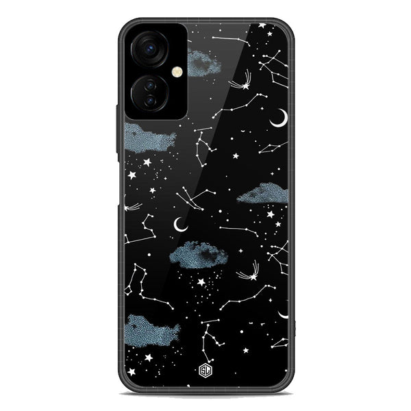 Space Series Soft Phone Case - Premium Glass Case - Design 5 - Tecno Spark 9T