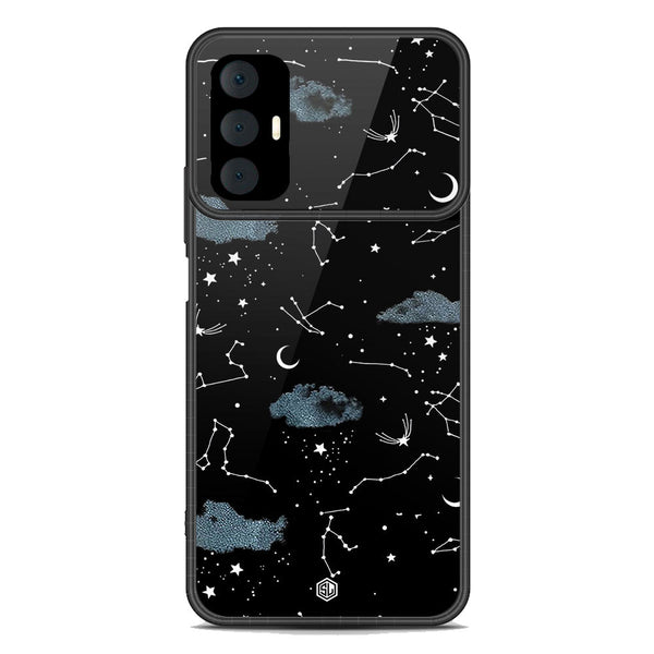 Space Series Soft Phone Case - Premium Glass Case - Design 5 - Tecno Spark 8 Pro