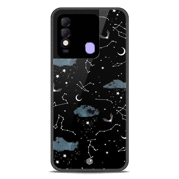 Space Series Soft Phone Case - Premium Glass Case - Design 5 - Tecno Spark 8