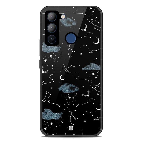 Space Series Soft Phone Case - Premium Glass Case - Design 5 - Tecno Pop 5 LTE