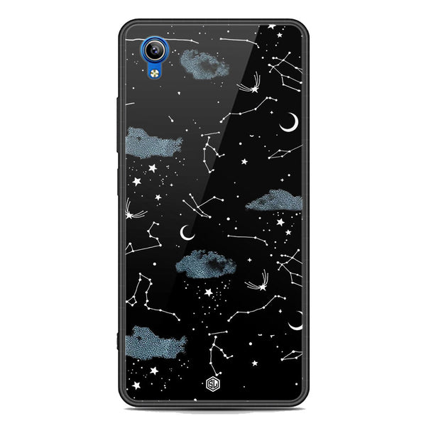 Space Series Soft Phone Case - Premium Glass Case - Design 5 - Vivo Y91i