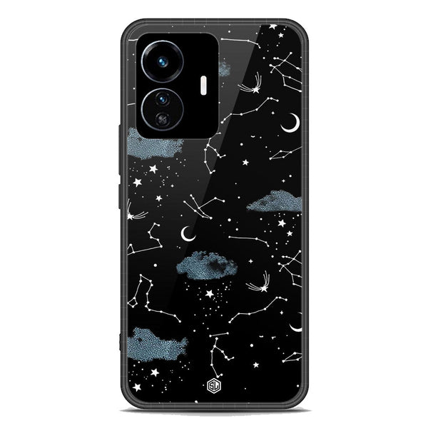 Space Series Soft Phone Case - Premium Glass Case - Design 5 - Vivo Y77 5G