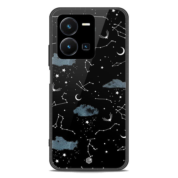 Space Series Soft Phone Case - Premium Glass Case - Design 5 - Vivo Y35