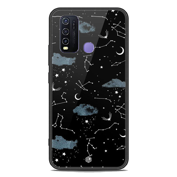 Space Series Soft Phone Case - Premium Glass Case - Design 5 - Vivo Y30