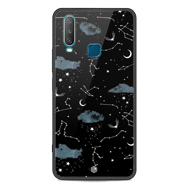 Space Series Soft Phone Case - Premium Glass Case - Design 5 - Vivo Y17
