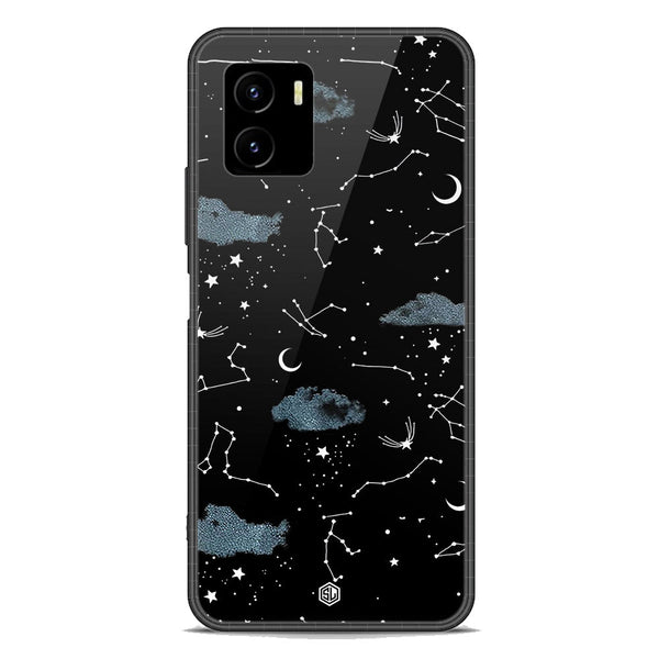 Space Series Soft Phone Case - Premium Glass Case - Design 5 - Vivo Y15a