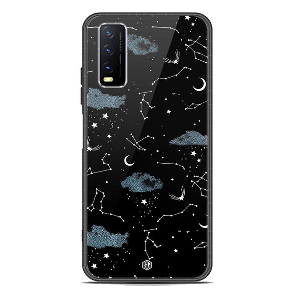 Space Series Soft Phone Case - Premium Glass Case - Design 5 - Vivo Y12a