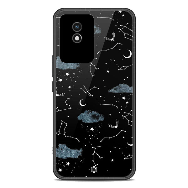 Space Series Soft Phone Case - Premium Glass Case - Design 5 - Vivo Y11 2023