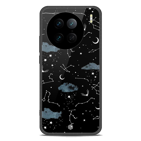 Space Series Soft Phone Case - Premium Glass Case - Design 5 - Vivo X90 Pro