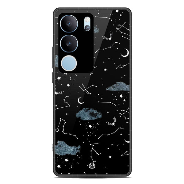 Space Series Soft Phone Case - Premium Glass Case - Design 5 - Vivo V29 Pro