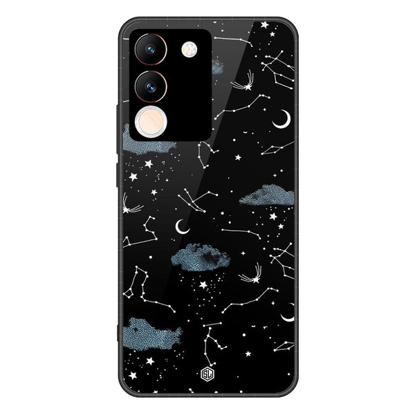 Space Series Soft Phone Case - Premium Glass Case - Design 5 - Vivo V29e